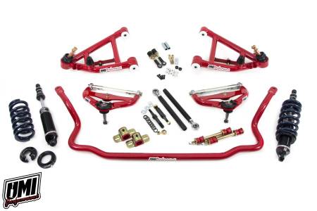 UMI Performance - UMI Performance 383001-R - 1982-2003 S10/S15 Truck Corner Max Kit- Race, Street handling - Red