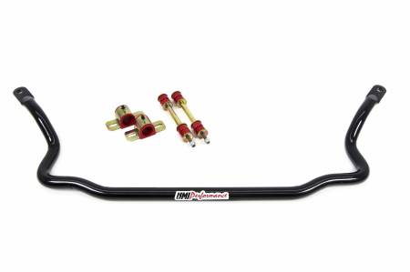 UMI Performance - UMI Performance 3833-B - 1982-2003 S10/S15 Front Sway Bar, 1-" Solid - Black