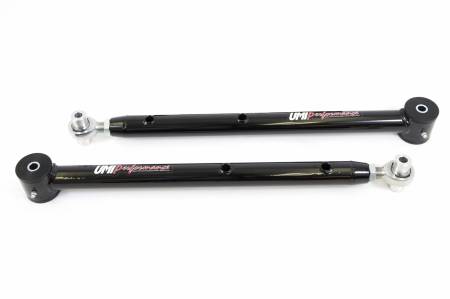 UMI Performance - UMI Performance 4014-B - 1964-1972 GM A-Body Tubular Single Adjustable Lower Control Arms - Black