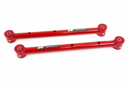 UMI Performance - UMI Performance 4015-R - 1964-1972 GM A-Body Tubular Lower Control Arms - Red