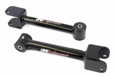 UMI Performance - UMI Performance 4018-B - 1964-1967 GM A-Body Tubular Non-Adjustable Upper Control Arms - Black