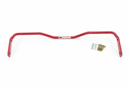 UMI Performance - UMI Performance 4034-R - 1964-1972 GM A-Body 1" Solid CrMo Rear Sway Bar - Red