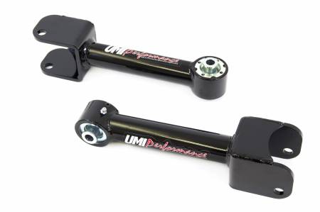 UMI Performance - UMI Performance 4036-B - 1968-1972 A-Body Non Adjustable Upper Control Arms- w/ Roto-Joint - Black