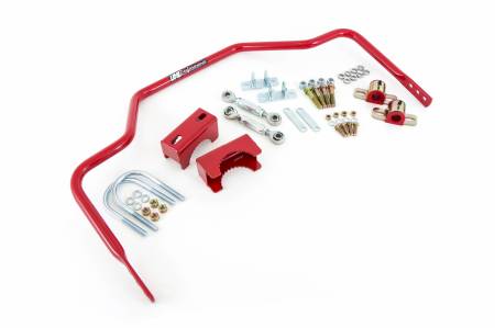 UMI Performance - UMI Performance 4047-300-R - 1964-1972 GM A-Body 1" Tubular Rear Sway Bar for 3.00" Axle, Chassis Mounted - Red