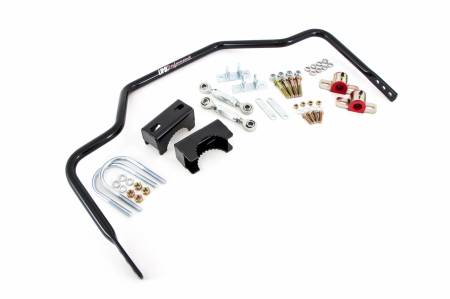 UMI Performance - UMI Performance 4047-325-B - 1964-1972 GM A-Body 1" Tubular Rear Sway Bar for 3.25" Axle, Chassis Mounted - Black