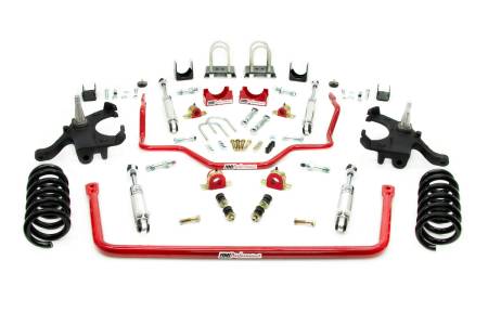 UMI Performance - UMI Performance 64025-R - 1973-1987 GM C10 Handling and Lowering Kit, Stage 2.5 - Red