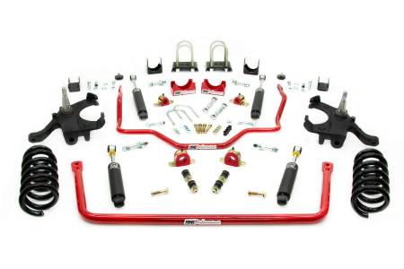 UMI Performance - UMI Performance 6402-R - 1973-1987 GM C10 Handling and Lowering Kit, Stage 2 - Red