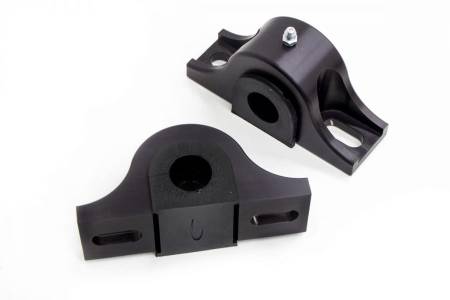 UMI Performance - UMI Performance 90045-B - Heavy Duty Billet Aluminum Rear Sway Bar Mounts- 7/8" (22mm) - Black