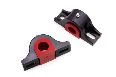 UMI Performance - UMI Performance 90046-R - Heavy Duty Billet Aluminum Rear Sway Bar Mounts- 1" (25mm) - Red