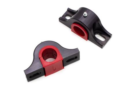 UMI Performance - UMI Performance 90047-R - Heavy Duty Billet Aluminum Front Sway Bar Mounts- 1-1/4" (32mm) - Red