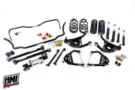 UMI Performance - UMI Performance ABF805-1-B - 1968-1972 GM A-Body Handling Package, 1" Lowering- Stage 3 - Black