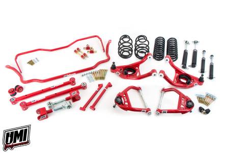 UMI Performance - UMI Performance ABF805-1-R - 1968-1972 GM A-Body Handling Package, 1" Lowering- Stage 3 - Red