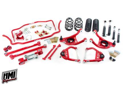 UMI Performance - UMI Performance ABF806-1-R - 1968-1972 GM A-Body Handling Package, 1" Lowering- Stage 3.5 - Red