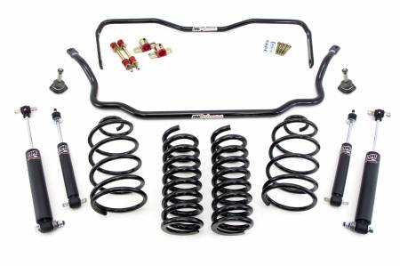 UMI Performance - UMI Performance ABF815-1-B - 1968-1972 GM A-Body Handling Package, 1" Lowering- Stage 1.5 - Black