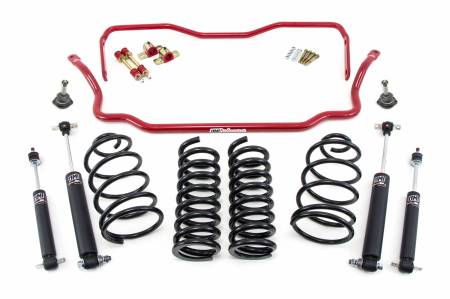 UMI Performance - UMI Performance ABF815-1-R - 1968-1972 GM A-Body Handling Package, 1" Lowering- Stage 1.5 - Red