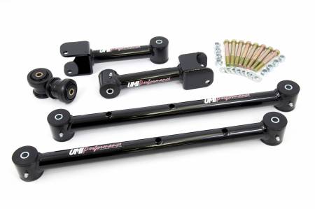 UMI Performance - UMI Performance ABR801-B - 1968-1972 GM A-Body Upper & Lower Control Arm Kit - Black