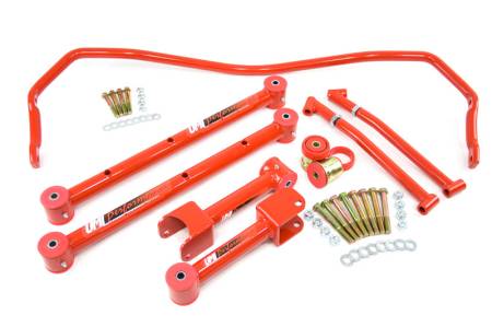 UMI Performance - UMI Performance ABR813-R - 1968-1972 GM A-Body Complete Rear Suspension Kit - Red