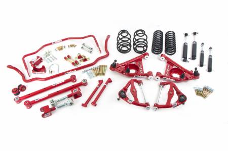 UMI Performance - UMI Performance GBF035-1-R - 1978-1988 GM G-Body Handling Kit, 1" Lowering- Stage 3.5 - Red