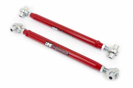 UMI Performance - UMI Performance 2017CM-R - 1978-1988 GM G-Body Adjustable Lower Control arms, Rod ends, Chrome Moly - Red