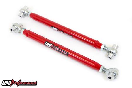 UMI Performance - UMI Performance 2017OF-R - 1978-1988 GM G-Body Adjustable Lower Control arms, Offset Bushings, Mild-Steel - Red