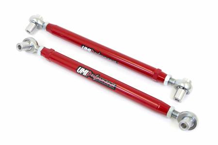 UMI Performance - UMI Performance 2017OFCM-R - 1978-1988 GM G-Body Adjustable Lower Control arms, Offset Bushings, Chrome Moly - Red