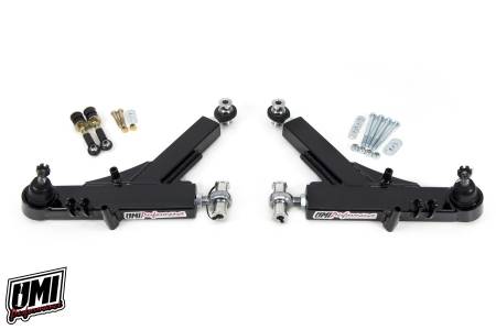 UMI Performance - UMI Performance 2309-B - 1993-2002 GM F-Body Boxed Adjustable Lower A-Arms, Rod Ends - Black