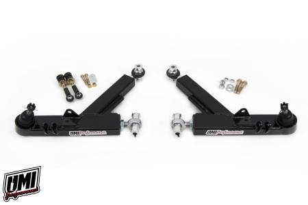 UMI Performance - UMI Performance 2314-B - 1993-2002 GM F-Body Boxed Lower A-Arms- Competition, Rod Ends - Black