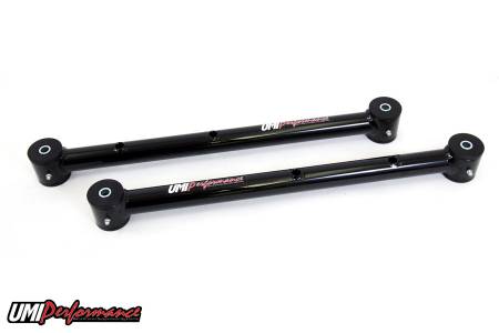 UMI Performance - UMI Performance 4015-B - 1964-1972 GM A-Body Tubular Lower Control Arms - Black