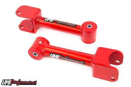 UMI Performance - UMI Performance 4016-R - 1968-1972 GM A-Body Tubular Non-Adjustable Upper Control Arms - Red