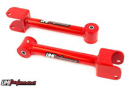 UMI Performance - UMI Performance 4018-R - 1964-1967 GM A-Body Tubular Non-Adjustable Upper Control Arms - Red