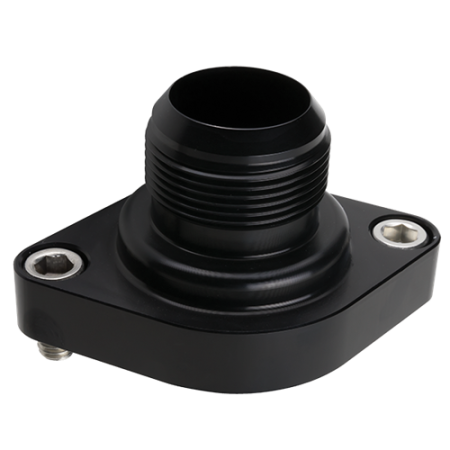 Billet Specialties - Billet Specialties BLK90119 - Thermostat Housing -20 An Straight-Up Chev Appl Black