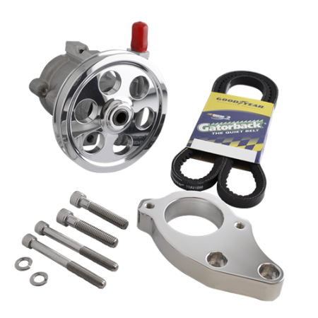 Billet Specialties - Billet Specialties V3320 - Power Steering Add On Kit For #V3120