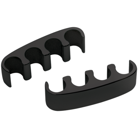 Billet Specialties - Billet Specialties 69681 - Plug 4 Wire Separator Floating Black (Pair)