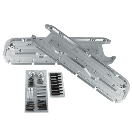 Billet Specialties - Billet Specialties 96037 - LS To BBC Valve Cover Conversion Kit