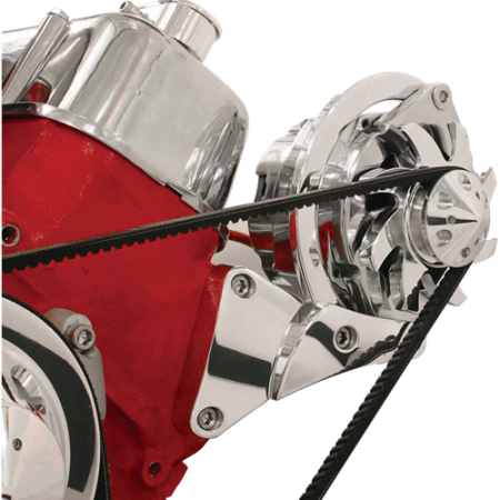 Billet Specialties - Billet Specialties 10620 - Alternator Bracket BB Short Side Mount V-Groove