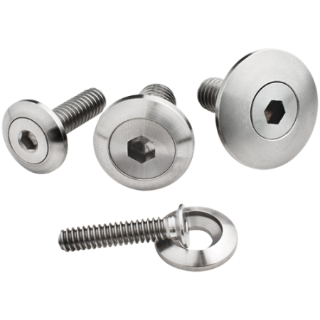 Billet Specialties - Billet Specialties 66115 - Pro-Bolts 5/16-18X1" with 1" Washers (Pair)