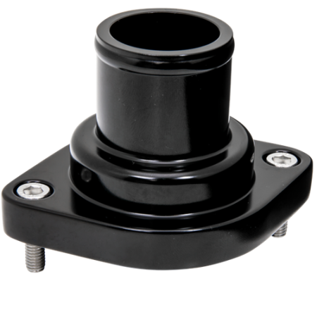 Billet Specialties - Billet Specialties BLK90134 - Thermostat Housing Straight-Out LS Appl Black