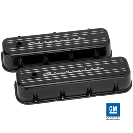 Billet Specialties - Billet Specialties BLK96123 - Valve Cover BB Tall Chevrolet Black