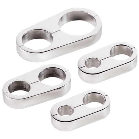 Billet Specialties - Billet Specialties 68120 - Hose Separator .500 X .500 Polished