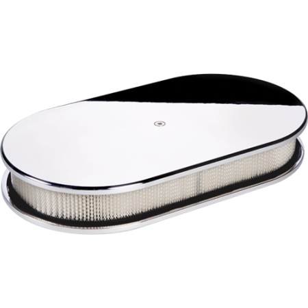 Billet Specialties - Billet Specialties 15429 - Air Cleaner Large Oval Plain Polished