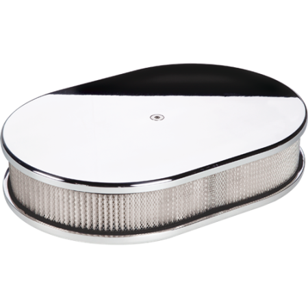 Billet Specialties - Billet Specialties 15329 - Air Cleaner Small Oval Plain Polished