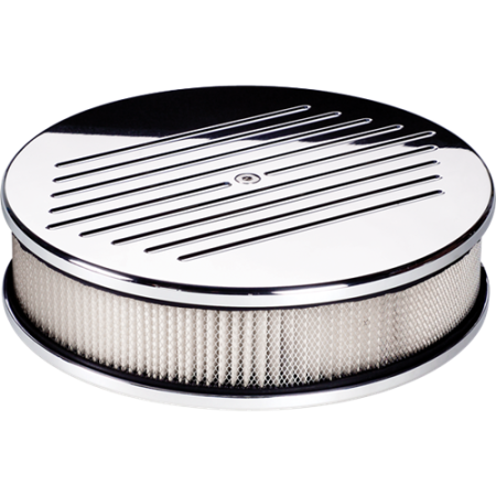 Billet Specialties - Billet Specialties 15220 - Air Cleaner 10" Round Ball-Milled Polished