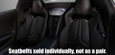 Genuine GM Parts - Genuine GM Parts 85557281 - C8 Corvette Black Seat Belt, Driver Side