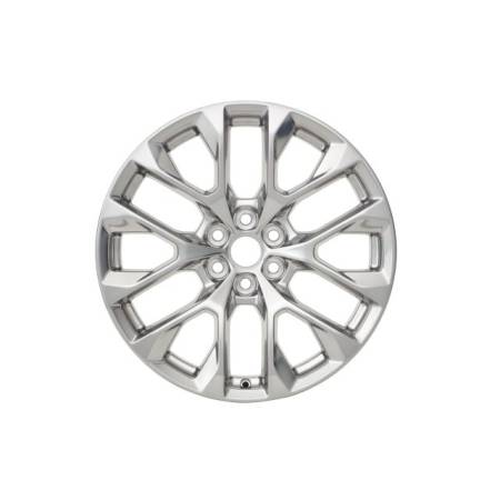 GM Accessories - GM Accessories 84393546 - 20x8.5-Inch Multi-Spoke Aluminum Wheel in Polished Finish [2022+ Colorado/Canyon]