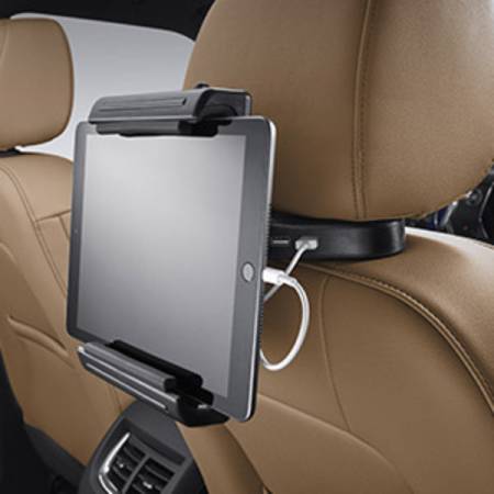 GM Accessories - GM Accessories 84068618 - Universal Tablet Holder with Integrated Power [2019+ Silverado 1500/HD]