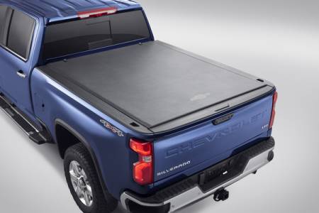 GM Accessories - GM Accessories 87816013 - Standard Bed Soft Roll-Up Tonneau Cover with Chevrolet Bowtie Logo [2020+ Silverado HD]