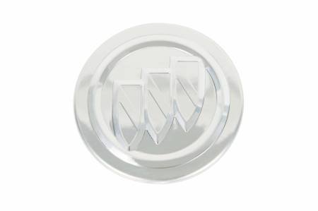 GM Accessories - GM Accessories 17800091 - Center Cap in Polished Finish with Monochromatic Buick Logo