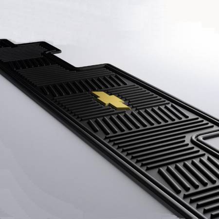 GM Accessories - GM Accessories 17801326 - Cargo Area All Weather Mat in Ebony with Bowtie Logo [2014 Tahoe]