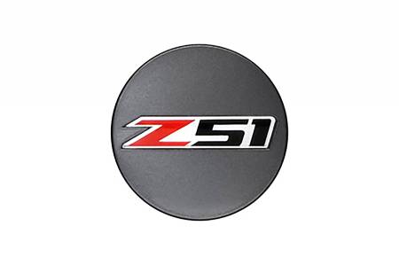 GM Accessories - GM Accessories 19301421 - Center Cap in Metallic Gray with Z51 Logo [C7 Corvette]