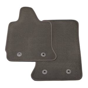 GM Accessories - GM Accessories 19303659 - Front Carpeted Floor Mats in Brownstone [C7 Corvette]